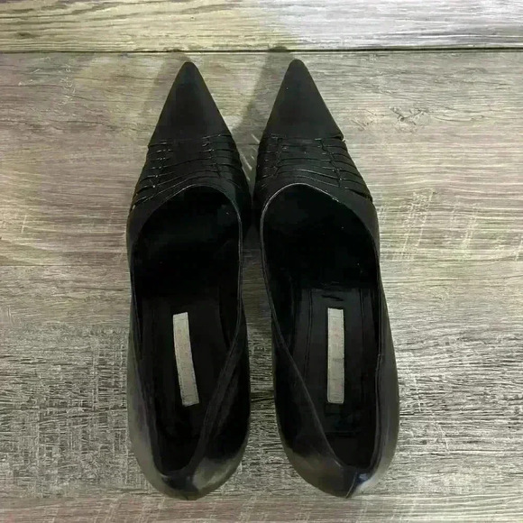 Narciso Rodriquez Black Pointed Toe Heels - Picture 6 of 11